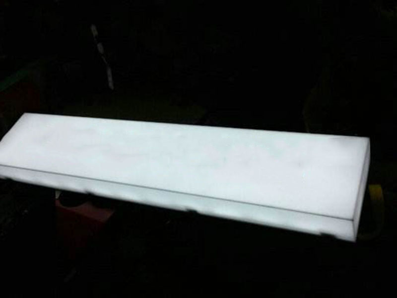 亞克力燈箱，亞克力德邦物流燈箱